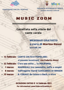 Music Zoom, Federazione cori del Trentino